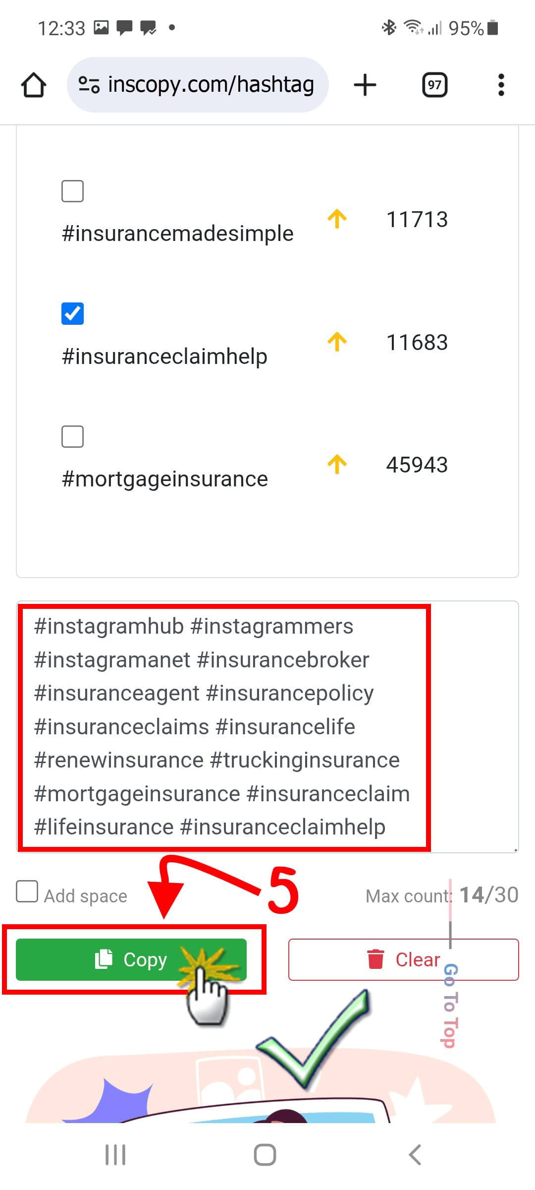 hashtag-oluşturucu adım 3