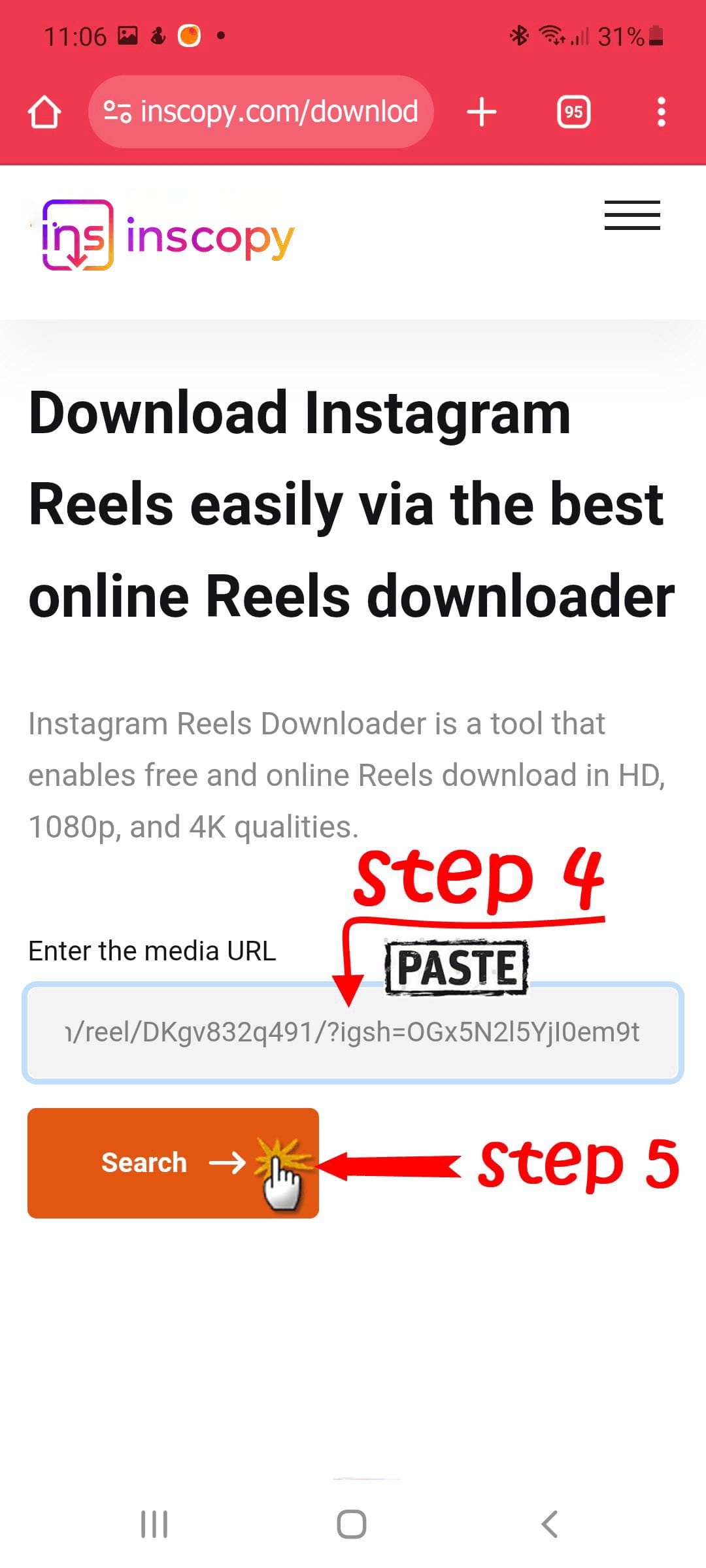 reels indirici adım 4