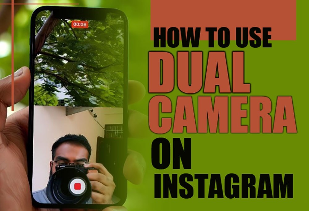 Dual camera on Instagram